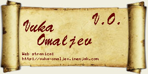 Vuka Omaljev vizit kartica